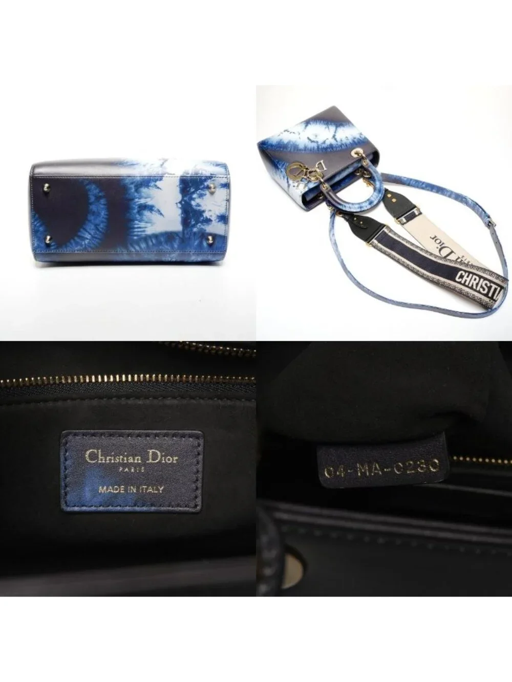 Dior Handbag Jacquard Shoulder 2-Way Tie Dye - Picture 9 of 10